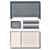OXO-Organizer regulowany do szuflad L szaryGoodGri